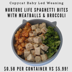 Copycat Nurture Life Spaghetti with Meatballs and Broccoli