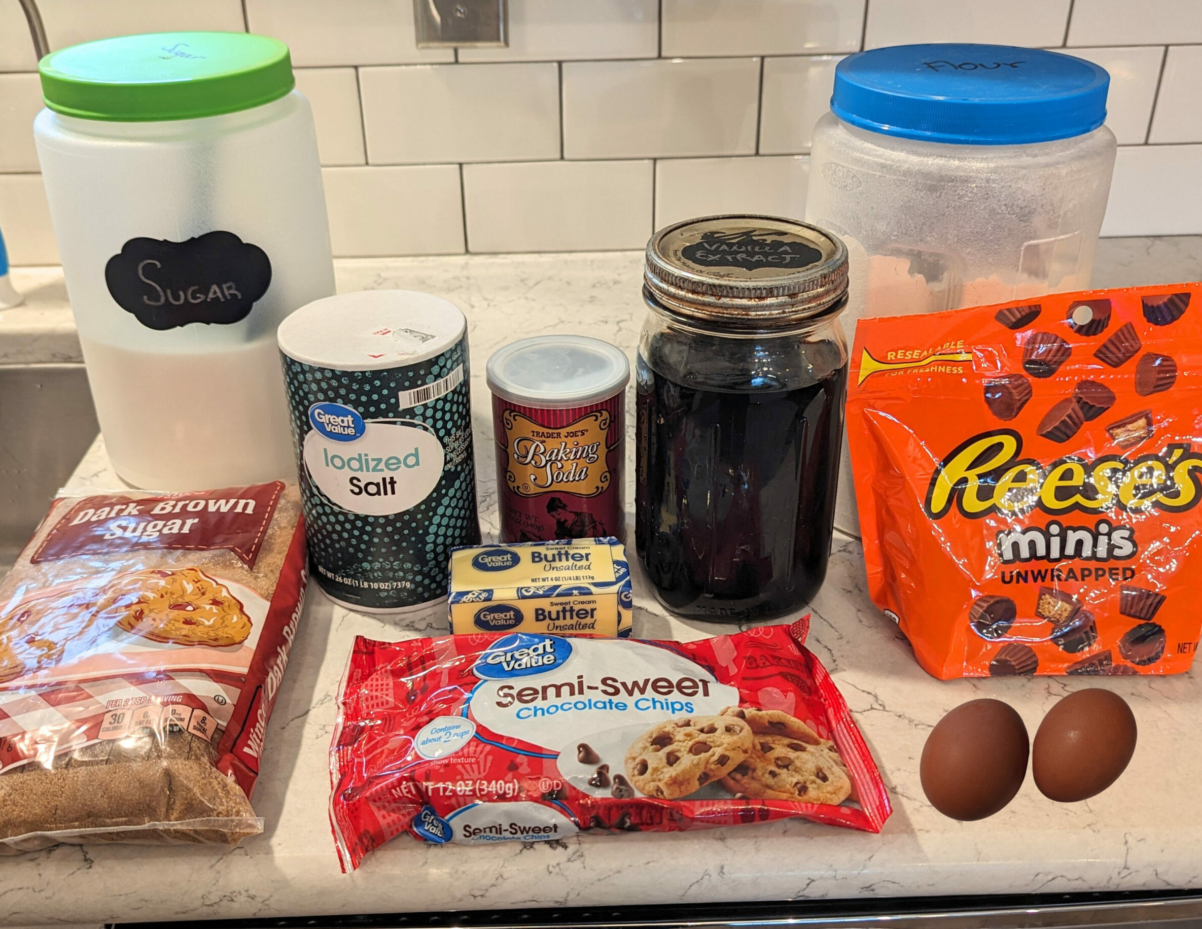 Cookie Ingredients Family Treat