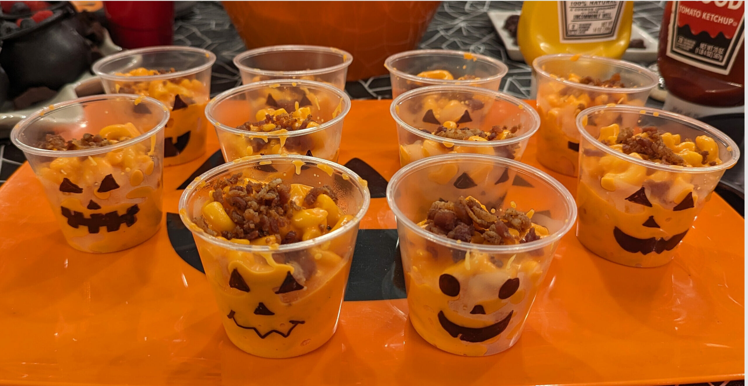 Halloween Instant Pot Mac & Cheese All Cups