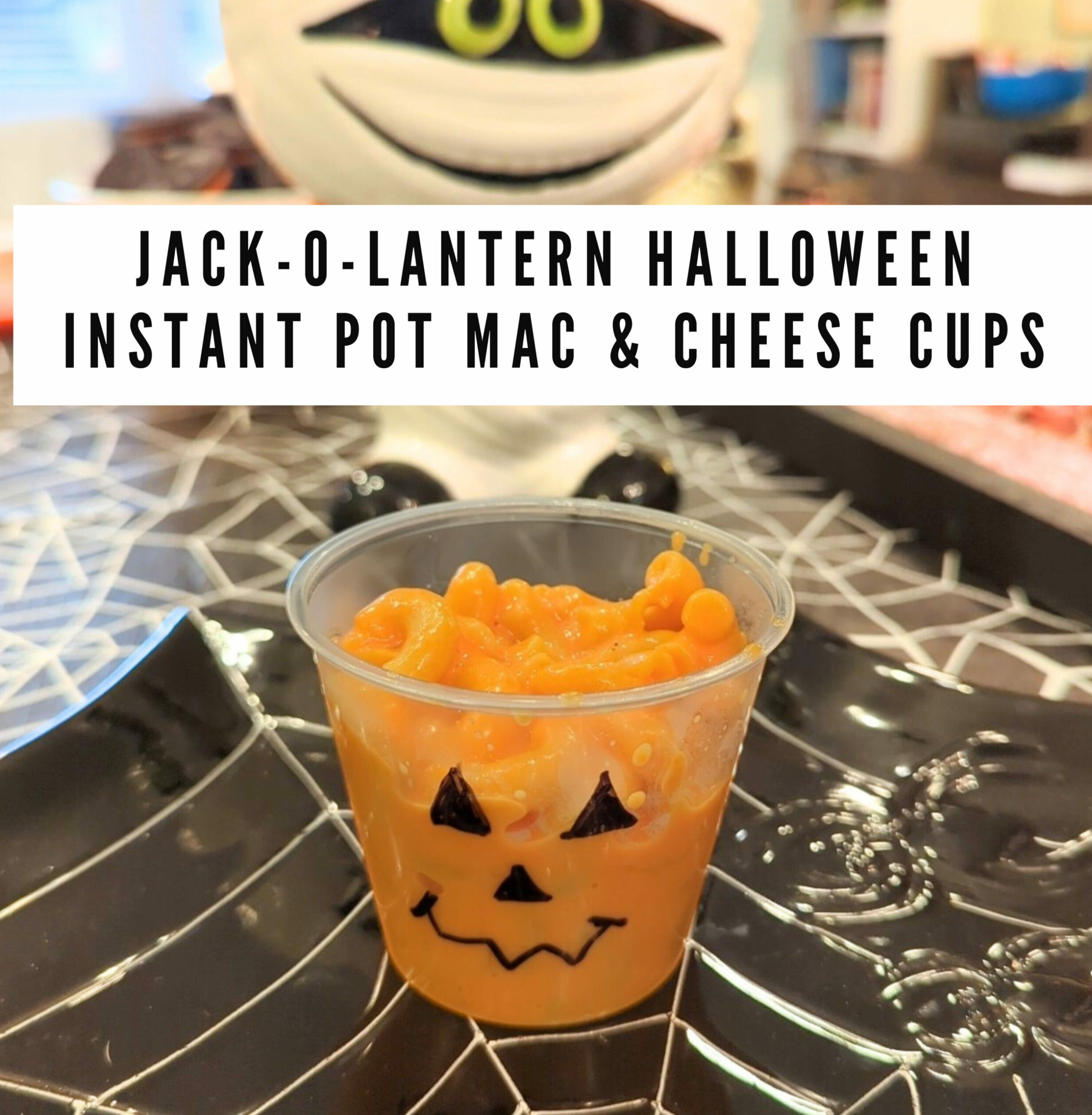 Easy Family Dinner - Halloween Jack-O-Lantern Mac & Cheese