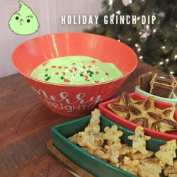 Family Treat - Christmas Holiday Grinch Dip - Featured Image