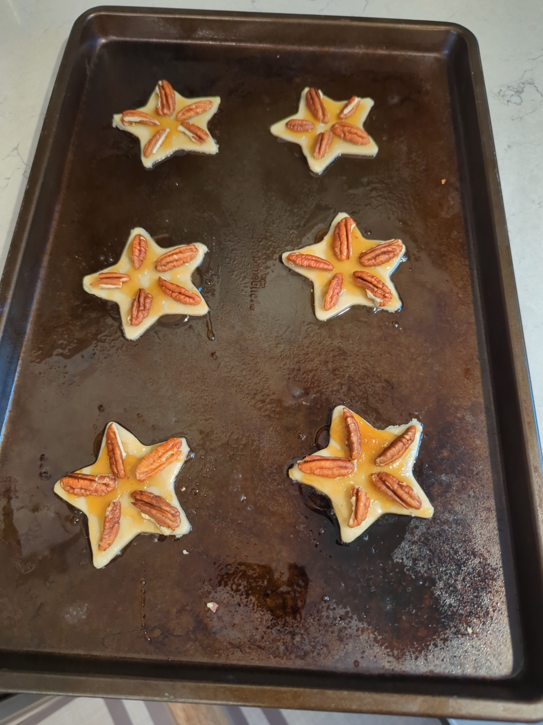 Pecan Turtle Cookies Pre Cooking