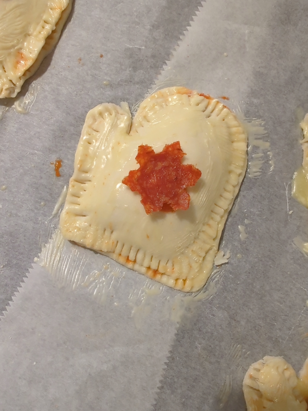 Raw Pizza Pockets