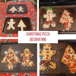 Easy Family Dinner - Christmas Pizza Decorating - Featured Image